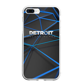 Чехол для iPhone 7Plus/8 Plus матовый с принтом Detroitbecome human в Тюмени, Силикон | Область печати: задняя сторона чехла, без боковых панелей | connor | cyberlife | detroit become human | deviant | kara | markus | ps4 | rk800 |  detroit: become human | детроит | детроит: стать человеком | игры | кара | коннор | конор | кэра | маркус | пиратs | эксклюзив