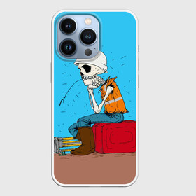 Чехол для iPhone 13 Pro с принтом Скелетон геодезист в Тюмени,  |  | surveyor | геодезист | геодезия | скелет | скелетон