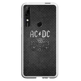 Чехол для Honor P Smart Z с принтом AC DC в Тюмени, Силикон | Область печати: задняя сторона чехла, без боковых панелей | Тематика изображения на принте: ac dc | acdc | acdc ас дс | австралийская | ангус янг | асдс | блюз | группа | крис слэйд | метал | молния | музыка | музыканты | певцы | рок | рок н ролл | стиви янг | хард | хардрок | эксл роуз