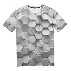 Мужская футболка 3D с принтом Геометрическая живопись в Тюмени, 100% полиэфир | прямой крой, круглый вырез горловины, длина до линии бедер | Тематика изображения на принте: cube | cubisme | коллаж | куб | кубизм | пабло | пикассо | сезанновский | синтетический