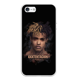 Чехол для iPhone 5/5S матовый с принтом XXXTentacion Jahseh Onfroy в Тюмени, Силикон | Область печати: задняя сторона чехла, без боковых панелей | freex | tentacion | xxx | xxxtentacion | тентаньсьен | тентасьён | тентасьон