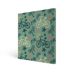 Холст квадратный с принтом Велосипед Текстура в Тюмени, 100% ПВХ |  | байк | велик | вело | велосипед | велосипеды | велоспорт | с велосипедом | спорт