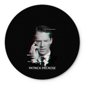 Коврик круглый с принтом Patrick Melrose в Тюмени, резина и полиэстер | круглая форма, изображение наносится на всю лицевую часть | benedict cumberbatch | patrick melrose | бенедикт камбербэтч | патрик мелроуз