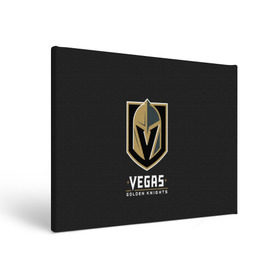 Холст прямоугольный с принтом Vegas Golden Knights в Тюмени, 100% ПВХ |  | 