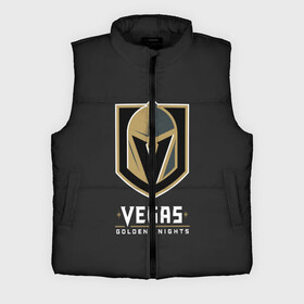 Мужской жилет утепленный 3D с принтом Vegas Golden Knights в Тюмени,  |  | 