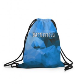 Рюкзак-мешок 3D с принтом Battlefield в Тюмени, 100% полиэстер | плотность ткани — 200 г/м2, размер — 35 х 45 см; лямки — толстые шнурки, застежка на шнуровке, без карманов и подкладки | 