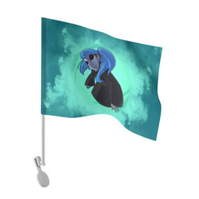 Флаг для автомобиля с принтом Sally Face (4) в Тюмени, 100% полиэстер | Размер: 30*21 см | face | fisher | larry johnson | mask | sally | sally face | sally fisher | демоны | духи | маска | призраки | салли | салли фейс | салли фишер | фейс