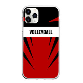 Чехол для iPhone 11 Pro Max матовый с принтом Volleyball в Тюмени, Силикон |  | Тематика изображения на принте: sport | volleyball | волейбол | спорт