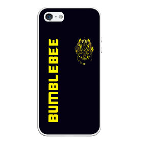 Чехол для iPhone 5/5S матовый с принтом Bumblebee в Тюмени, Силикон | Область печати: задняя сторона чехла, без боковых панелей | bumblebee | бамблби | герой | камаро | прайм | трансформеры | фильм | шевроле