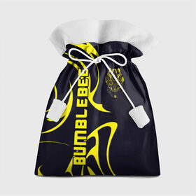 Подарочный 3D мешок с принтом Бамблби в Тюмени, 100% полиэстер | Размер: 29*39 см | Тематика изображения на принте: bumblebee | бамблби | герой | камаро | прайм | трансформеры | фильм | шевроле