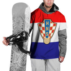 Накидка на куртку 3D с принтом Сборная Хорватии флаг в Тюмени, 100% полиэстер |  | Тематика изображения на принте: европы | хорватия | чемпионат мира | чм