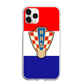 Чехол для iPhone 11 Pro матовый с принтом Сборная Хорватии флаг в Тюмени, Силикон |  | европы | хорватия | чемпионат мира | чм