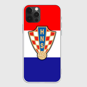 Чехол для iPhone 12 Pro Max с принтом Сборная Хорватии флаг в Тюмени, Силикон |  | Тематика изображения на принте: европы | хорватия | чемпионат мира | чм