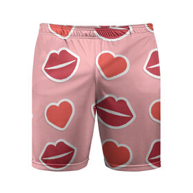Мужские шорты 3D спортивные с принтом Love в Тюмени,  |  | boy | girl | happy | kiss | love | ангел | гламур | губы | девушка | жена | лето | любовь | муж | парень | позитив | поцелуй | радость | свадьба | семья | сердечко | сердце | счастье