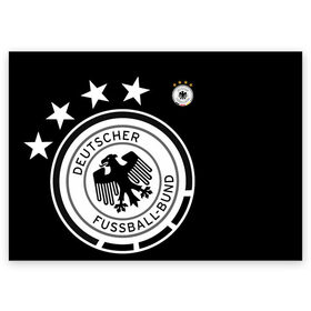 Поздравительная открытка с принтом Сборная Германии Exclusive в Тюмени, 100% бумага | плотность бумаги 280 г/м2, матовая, на обратной стороне линовка и место для марки
 | Тематика изображения на принте: германия | европы | мира | сборная | футбол | чемпионат | чм