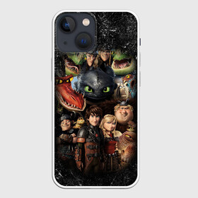 Чехол для iPhone 13 mini с принтом Как приручить дракона в Тюмени,  |  | how to train your dragon | беззубик | викинги | дракон | как приручить дракона | ночная фурия