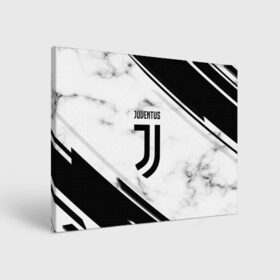 Холст прямоугольный с принтом Juventus 2018 в Тюмени, 100% ПВХ |  | Тематика изображения на принте: football | soccer | ювентус