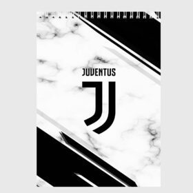 Скетчбук с принтом Juventus в Тюмени, 100% бумага
 | 48 листов, плотность листов — 100 г/м2, плотность картонной обложки — 250 г/м2. Листы скреплены сверху удобной пружинной спиралью | football | soccer | ювентус