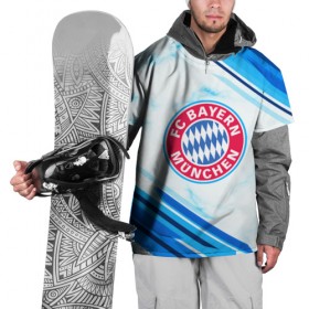 Накидка на куртку 3D с принтом Bayern Munchen 2018 в Тюмени, 100% полиэстер |  | football | soccer | байерн
