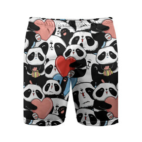 Мужские шорты 3D спортивные с принтом Пандяшки в Тюмени,  |  | baby | cute | fun | gift | happy | heart | panda | paw | smile | белый | красный | лапа | малыш | милый | мягкий | нежный | няшный | панда | подарок | радость | розовый | сердце | счастье | сюрприз | улыбка | черный