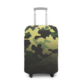 Чехол для чемодана 3D с принтом Camouflage - Series 3 в Тюмени, 86% полиэфир, 14% спандекс | двустороннее нанесение принта, прорези для ручек и колес | Тематика изображения на принте: 