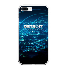 Чехол для iPhone 7Plus/8 Plus матовый с принтом Detroitbecome human в Тюмени, Силикон | Область печати: задняя сторона чехла, без боковых панелей | connor | cyberlife | detroit become human | deviant | kara | markus | ps4 | rk800 |  detroit: become human | детроит | детроит: стать человеком | игры | кара | коннор | конор | кэра | маркус | пиратs | эксклюзив