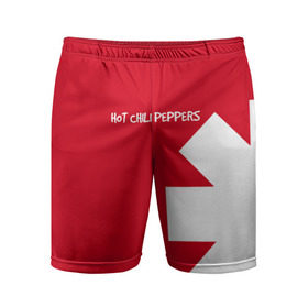 Мужские шорты 3D спортивные с принтом Red Hot Chili Peppers в Тюмени,  |  | red hot chili peppers | rhcp | перцы | ред хот чили пепперс | рхчп | рэд