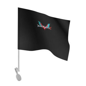 Флаг для автомобиля с принтом Devil May Cry 5 в Тюмени, 100% полиэстер | Размер: 30*21 см | cry | dante | devil | dmc | game | may | данте | дьявол | игра | слэшер | экшн