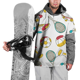 Накидка на куртку 3D с принтом Спорт в Тюмени, 100% полиэстер |  | Тематика изображения на принте: basketball | football | sport | tennis | атлет | бадминтон | баскетбол | боулинг | здоровье | игрок | лучший | победа | спорт | спортсмен | теннис | футбол | хоккей | чемпион | штанга
