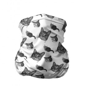 Бандана-труба 3D с принтом Кошка Соня в Тюмени, 100% полиэстер, ткань с особыми свойствами — Activecool | плотность 150‒180 г/м2; хорошо тянется, но сохраняет форму | котик | кошечка | кошка | мяу