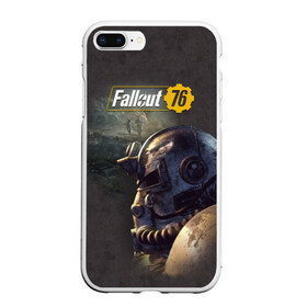 Чехол для iPhone 7Plus/8 Plus матовый с принтом Fallout 76 в Тюмени, Силикон | Область печати: задняя сторона чехла, без боковых панелей | fallout | fallout 76 | future | rpg | valt tec | war | wasteland | будущее | война | костюм | постапокалипсис | рпг | фалаут | фолаут | фоллаут | фолыч | ядерная пустошь