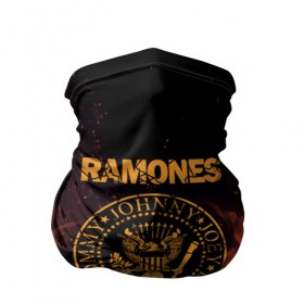 Бандана-труба 3D с принтом Ramones в Тюмени, 100% полиэстер, ткань с особыми свойствами — Activecool | плотность 150‒180 г/м2; хорошо тянется, но сохраняет форму | ramones | джонни | джоуи | ди ди томми | рамон | рамонес | рамоун | рамоунз | рамоунс | рок группа