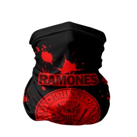 Бандана-труба 3D с принтом Ramones в Тюмени, 100% полиэстер, ткань с особыми свойствами — Activecool | плотность 150‒180 г/м2; хорошо тянется, но сохраняет форму | ramones | джонни | джоуи | ди ди томми | рамон | рамонес | рамоун | рамоунз | рамоунс | рок группа