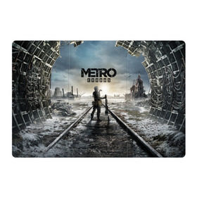 Магнитный плакат 3Х2 с принтом METRO: Exodus в Тюмени, Полимерный материал с магнитным слоем | 6 деталей размером 9*9 см | 2033 | exodus | last | light | metro | redux | апокалипсис | вирус | зомби | метро | монстры | постапокалипсис | постапокалиптика