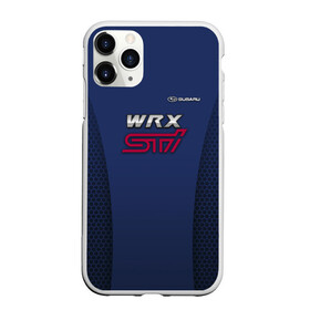 Чехол для iPhone 11 Pro матовый с принтом SUBARU WRX STI в Тюмени, Силикон |  | impreza | sport car | sti | subaru | wrx | авто | логотип | синяя | субарик | субару