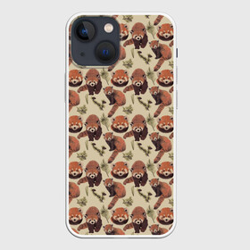 Чехол для iPhone 13 mini с принтом Red panda в Тюмени,  |  | panda | red panda | small panda | животные | красная панда | лес | панда