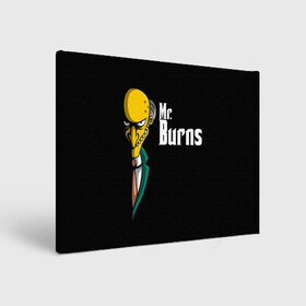 Холст прямоугольный с принтом Mr. Burns (Simpsons) в Тюмени, 100% ПВХ |  | burns | mr | mr. burns | simpsons | мистер бернс | симпсоны