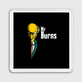 Магнит 55*55 с принтом Mr. Burns (Simpsons) в Тюмени, Пластик | Размер: 65*65 мм; Размер печати: 55*55 мм | burns | mr | mr. burns | simpsons | мистер бернс | симпсоны