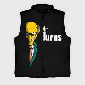 Мужской жилет утепленный 3D с принтом Mr. Burns (Simpsons) в Тюмени,  |  | burns | mr | mr. burns | simpsons | мистер бернс | симпсоны