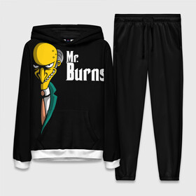 Женский костюм 3D (с толстовкой) с принтом Mr. Burns (Simpsons) в Тюмени,  |  | burns | mr | mr. burns | simpsons | мистер бернс | симпсоны