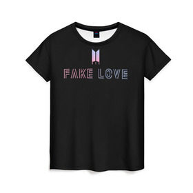 Женская футболка 3D с принтом TEAR BTS в Тюмени, 100% полиэфир ( синтетическое хлопкоподобное полотно) | прямой крой, круглый вырез горловины, длина до линии бедер | bangtan boys | bts | бантаны | бтс