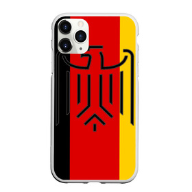 Чехол для iPhone 11 Pro матовый с принтом German eagle в Тюмени, Силикон |  | Тематика изображения на принте: герб | германский | немецкий | орел | флаг