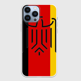 Чехол для iPhone 13 Pro Max с принтом German eagle в Тюмени,  |  | Тематика изображения на принте: герб | германский | немецкий | орел | флаг