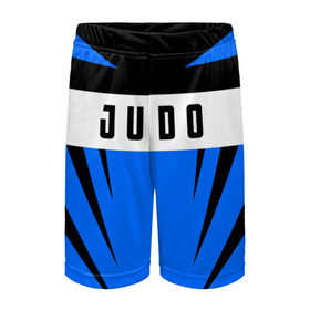 Детские спортивные шорты 3D с принтом Judo в Тюмени,  100% полиэстер
 | пояс оформлен широкой мягкой резинкой, ткань тянется
 | Тематика изображения на принте: judo | sport | дзюдо | дзюдоист | спорт