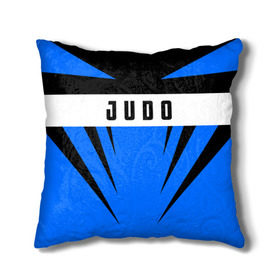 Подушка 3D с принтом Judo в Тюмени, наволочка – 100% полиэстер, наполнитель – холлофайбер (легкий наполнитель, не вызывает аллергию). | состоит из подушки и наволочки. Наволочка на молнии, легко снимается для стирки | judo | sport | дзюдо | дзюдоист | спорт