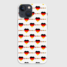 Чехол для iPhone 13 mini с принтом Love Germany в Тюмени,  |  | Тематика изображения на принте: germany | германия