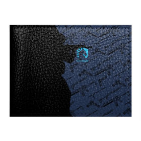 Обложка для студенческого билета с принтом TEAM LIQUID E-SPORT CS GO в Тюмени, натуральная кожа | Размер: 11*8 см; Печать на всей внешней стороне | 2019 | blue | cs go | cybersport | esport | liquid | logo | pro league | team | team liquid | киберспорт | логотип | тим ликвид | фирменные цвета