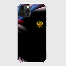 Чехол для iPhone 12 Pro Max с принтом Россия в Тюмени, Силикон |  | abstraction | grunge | russia | sport | абстракция | герб | краска | русский | символика рф | спорт | спортивный | триколор | униформа | форма | я русский