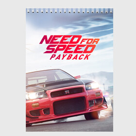 Скетчбук с принтом Need for Speed Payback в Тюмени, 100% бумага
 | 48 листов, плотность листов — 100 г/м2, плотность картонной обложки — 250 г/м2. Листы скреплены сверху удобной пружинной спиралью | авто | аркада | гонки | жажда | машины | мода | популярные | расплата | скорости