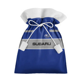 Подарочный 3D мешок с принтом Subaru в Тюмени, 100% полиэстер | Размер: 29*39 см | subaru | марка | машины | субару